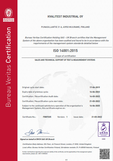 Kvalitest ISO 14001